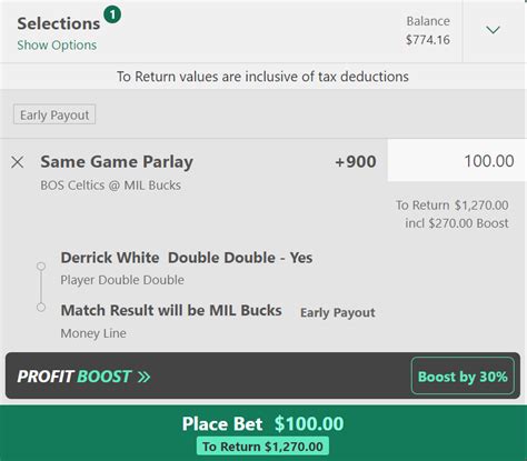 bet365 winning boost.